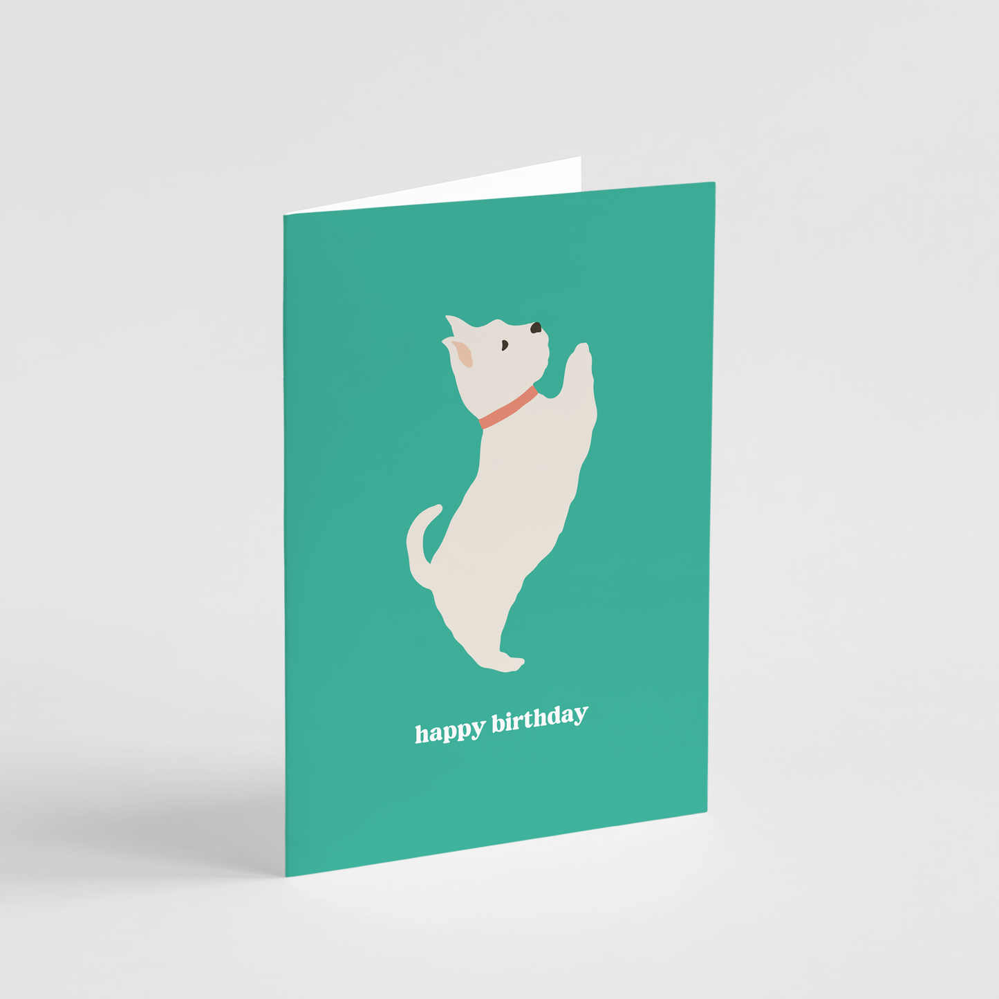 Terrier Birthday Card - Colourful Dog Happy Birthday Card