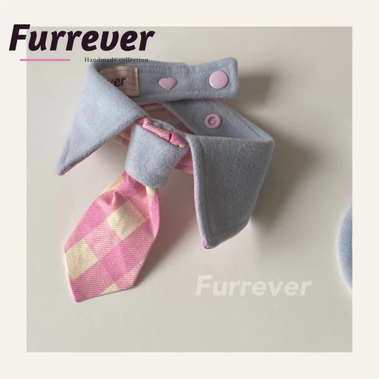 Furrever Pink Tie Collar