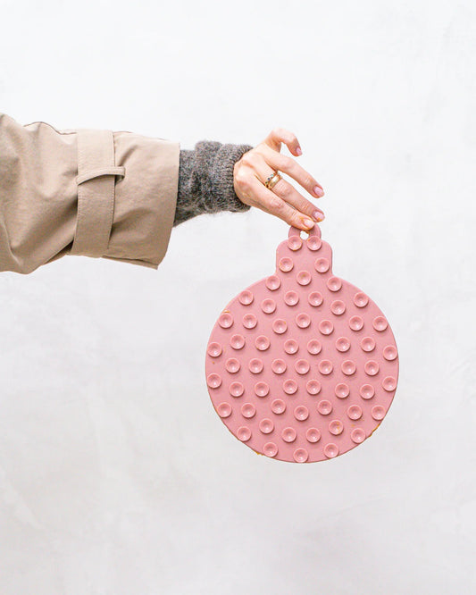 Holiday Ornament lick mat+ spatula set