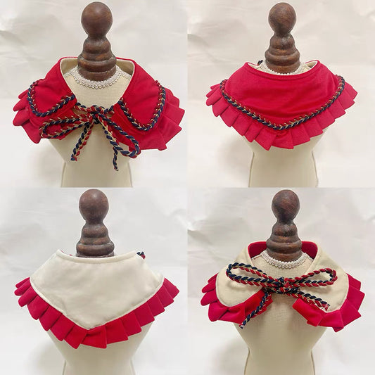 Festive Cape Braided Bow