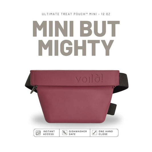 VOILA PETS MINI ULTIMATE TREAT POUCH 12oz