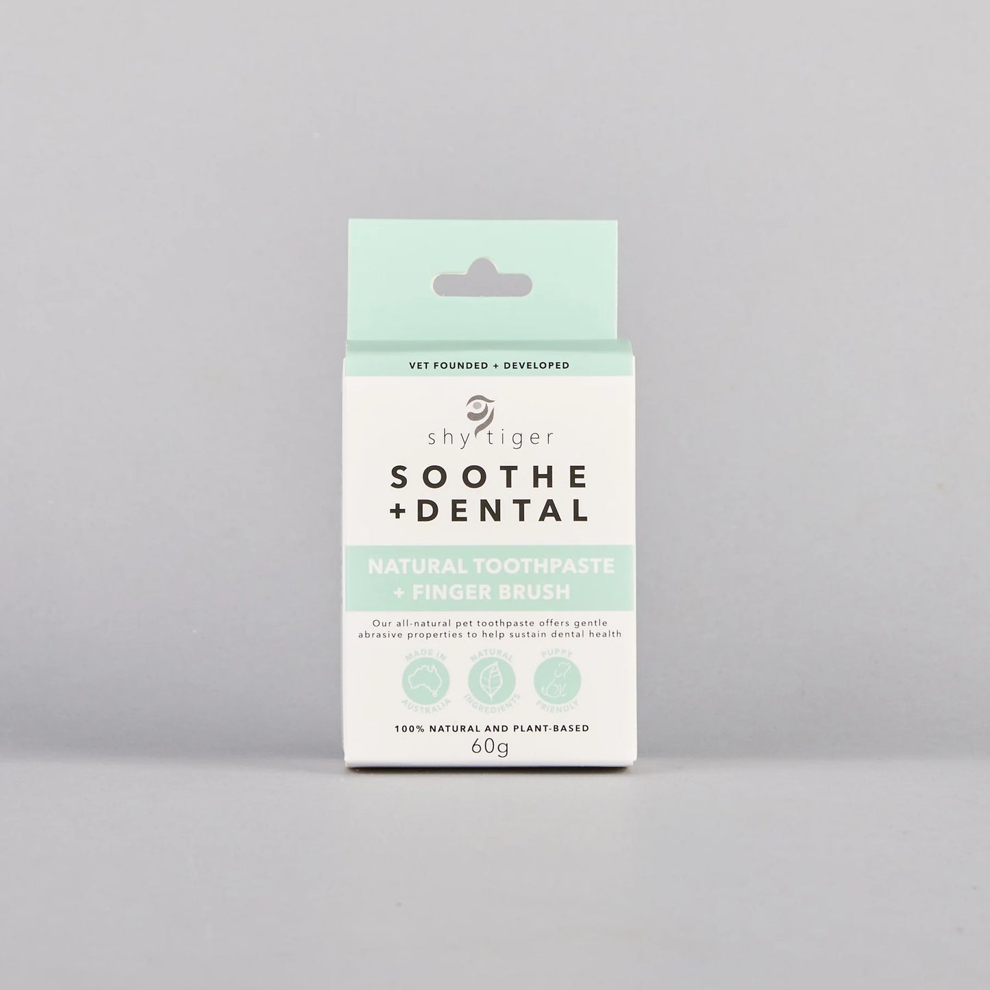 Shy Tiger Natural Toothpaste+ Finger brush Duo