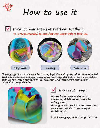 Silicone Lab Siliking Egg Bowl MEDIUM