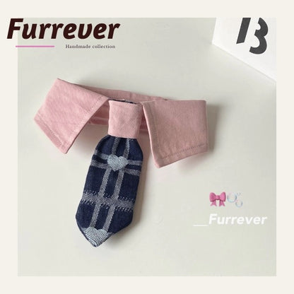 Furrever Denim Tie