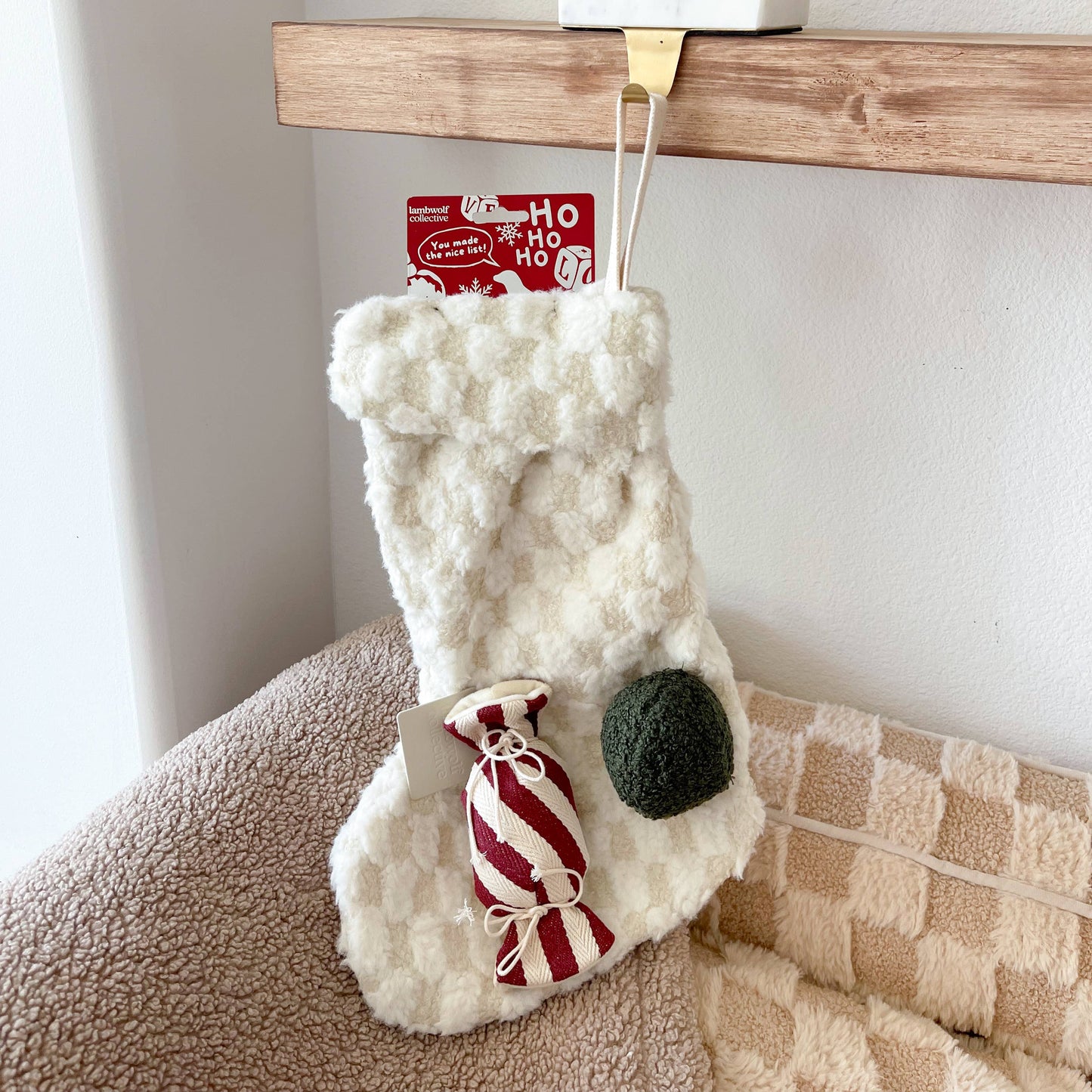 XMAS STOCKING//ENRICHMENT DOG TOY // HOLIDAY