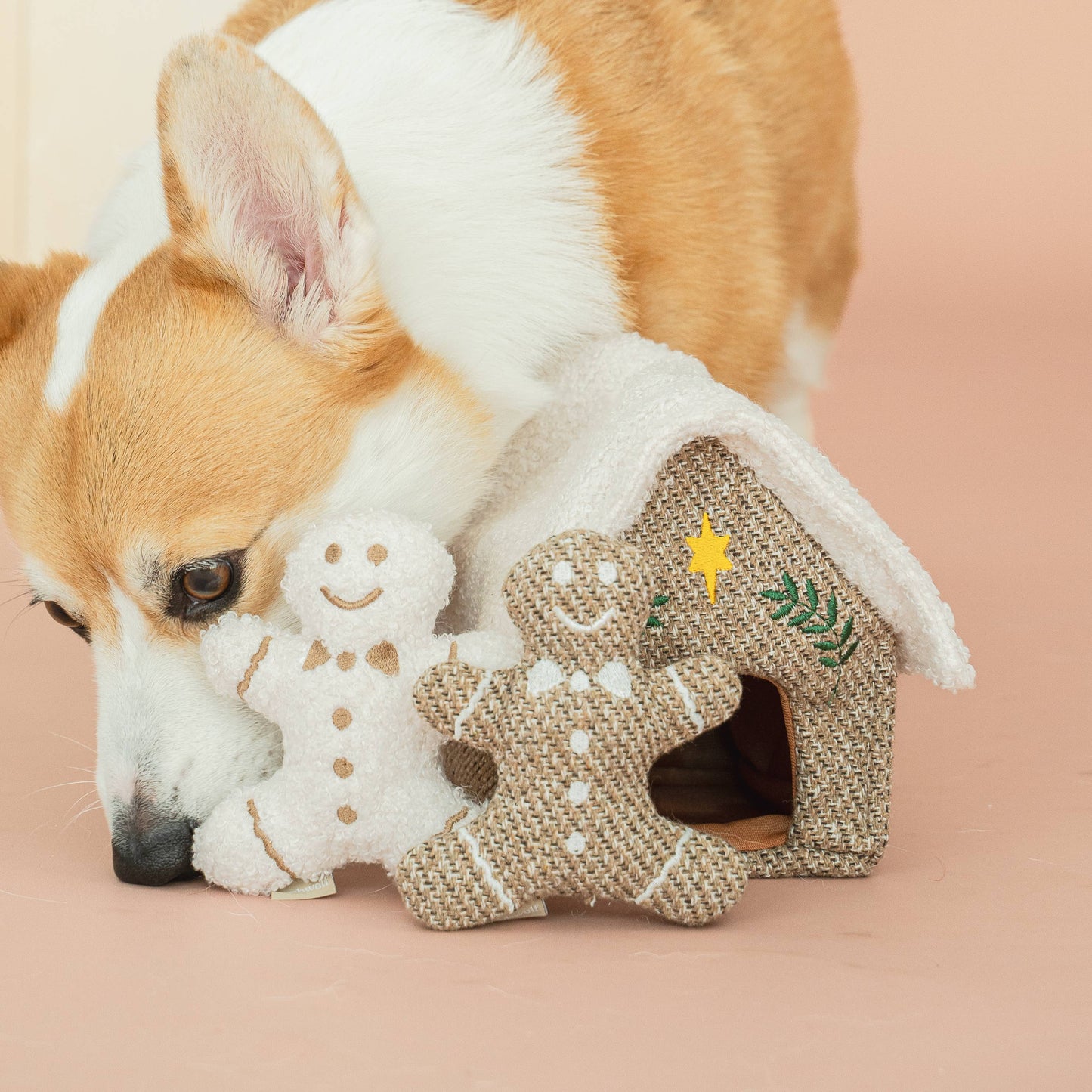 GINGERBREAD HOUSE//ENRICHMENT DOG TOY // HOLIDAY