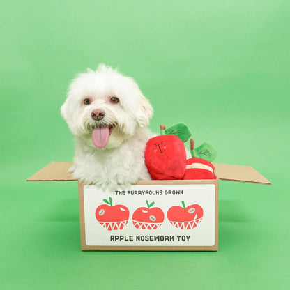 The Furryfolks APPLE Nosework Toy