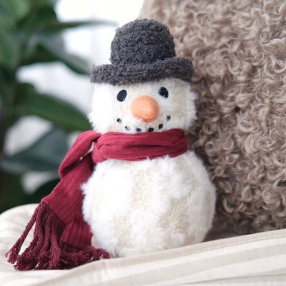 Lambwolf Collective SNOWMAN//ENRICHMENT DOG TOY // HOLIDAY