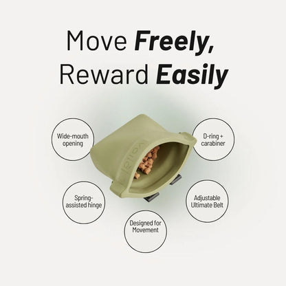 VOILA PETS MINI ULTIMATE TREAT POUCH  12oz