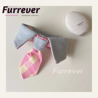Furrever Pink Tie Collar