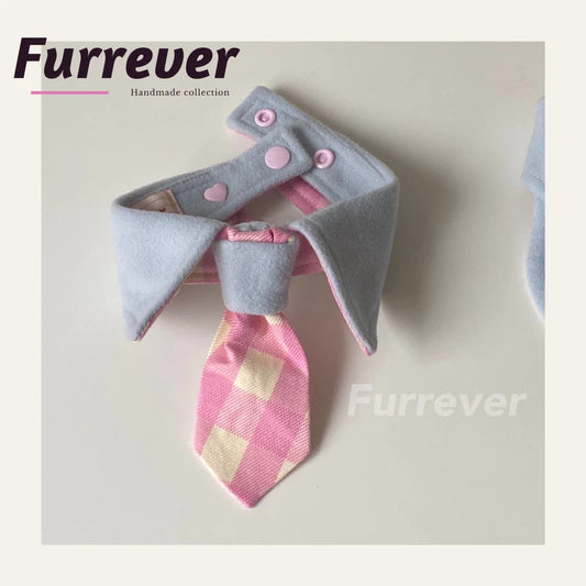 Furrever Pink Tie Collar