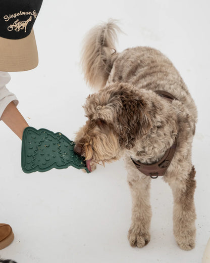 Christmas Tree lick mat+ spatula set