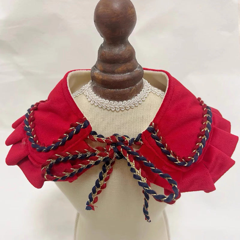 Festive Cape Braided Bow