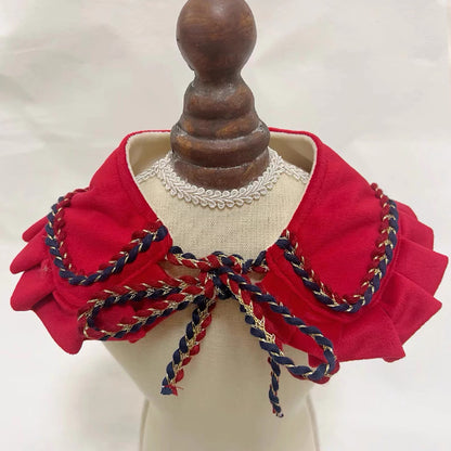 Festive Cape Braided Bow