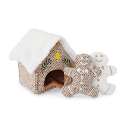 GINGERBREAD HOUSE//ENRICHMENT DOG TOY // HOLIDAY
