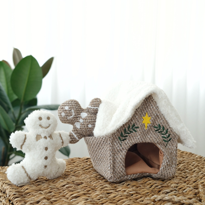 GINGERBREAD HOUSE//ENRICHMENT DOG TOY // HOLIDAY