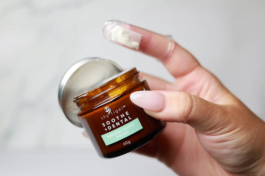 Shy Tiger Natural Toothpaste+ Finger brush Duo